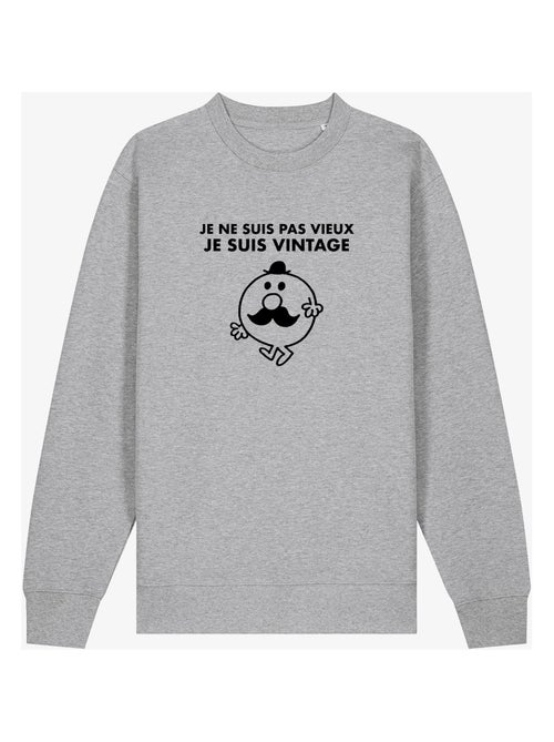 Sweat Homme - JE NE SUIS PAS VIEUX JE SUIS VINTAGE - Kiabi