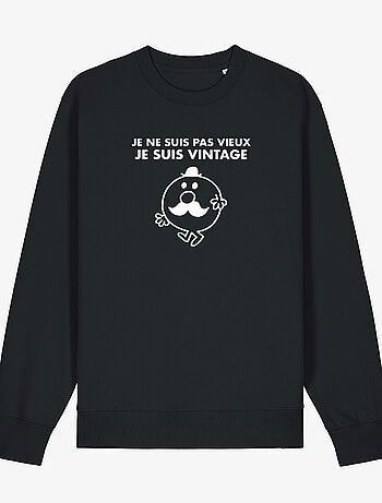 Sweat Homme - JE NE SUIS PAS VIEUX JE SUIS VINTAGE