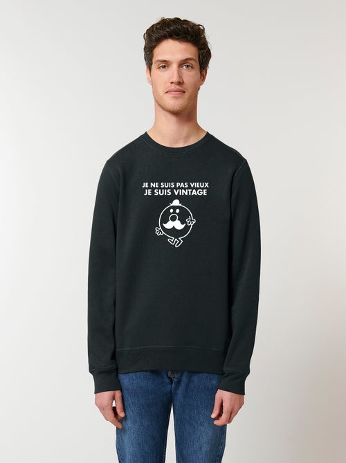 Sweat Homme - JE NE SUIS PAS VIEUX JE SUIS VINTAGE - Kiabi