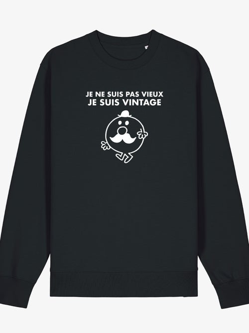 Sweat Homme - JE NE SUIS PAS VIEUX JE SUIS VINTAGE - Kiabi