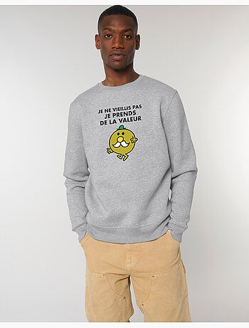 Sweat Homme - JE NE VIEILLIS PAS JE PRENDS DE LA VALEUR