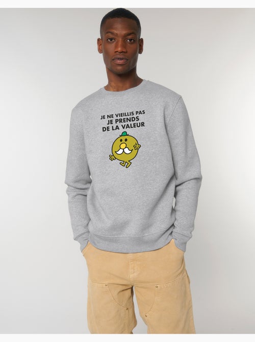 Sweat Homme - JE NE VIEILLIS PAS JE PRENDS DE LA VALEUR - Kiabi