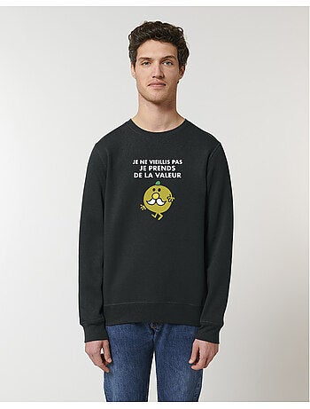 Sweat Homme - JE NE VIEILLIS PAS JE PRENDS DE LA VALEUR