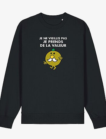 Sweat Homme - JE NE VIEILLIS PAS JE PRENDS DE LA VALEUR