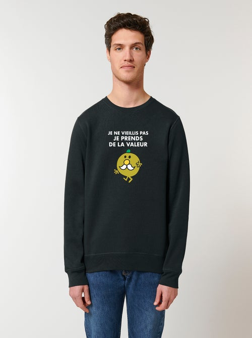 Sweat Homme - JE NE VIEILLIS PAS JE PRENDS DE LA VALEUR - Kiabi