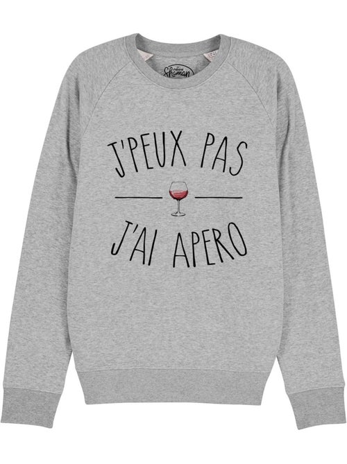 Sweat Homme - JE PEUX PAS J'AI APÉRO - Kiabi
