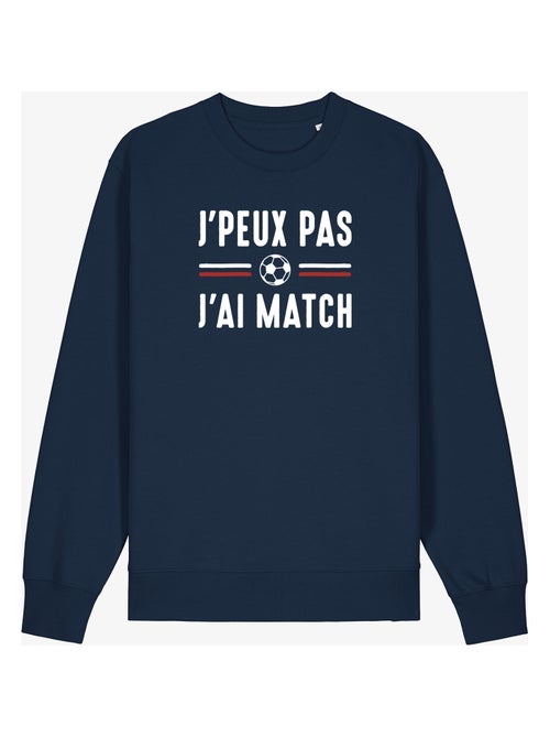Sweat Homme - JE PEUX PAS J'AI MATCH - Kiabi