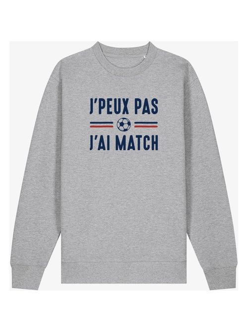 Sweat Homme - JE PEUX PAS J'AI MATCH - Kiabi