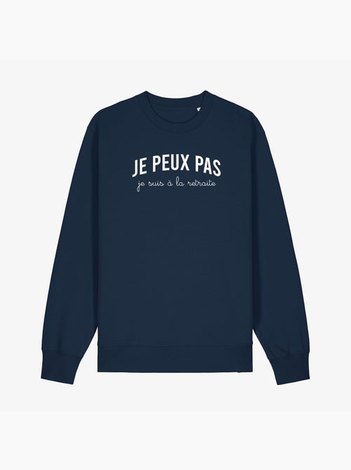Sweat Homme - JE PEUX PAS JE SUIS À LA RETRAITE - Kiabi