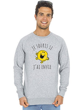 Sweat Homme - JE SOURIS SI J'AI ENVIE