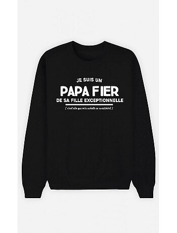 Sweat homme - je suis un papa fier - noël