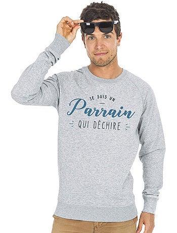 Sweat homme - je suis un parrain qui déchire - noël