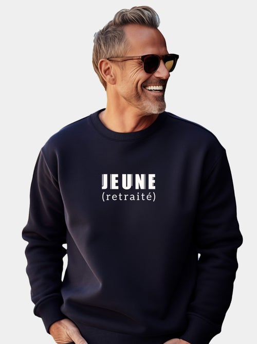 Sweat Homme - JEUNE RETRAITE - Kiabi