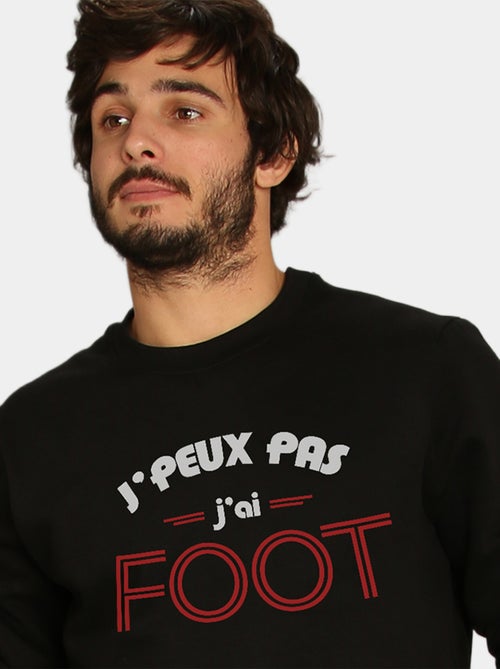 Sweat Homme - J'PEUX PAS J'AI FOOT - Kiabi