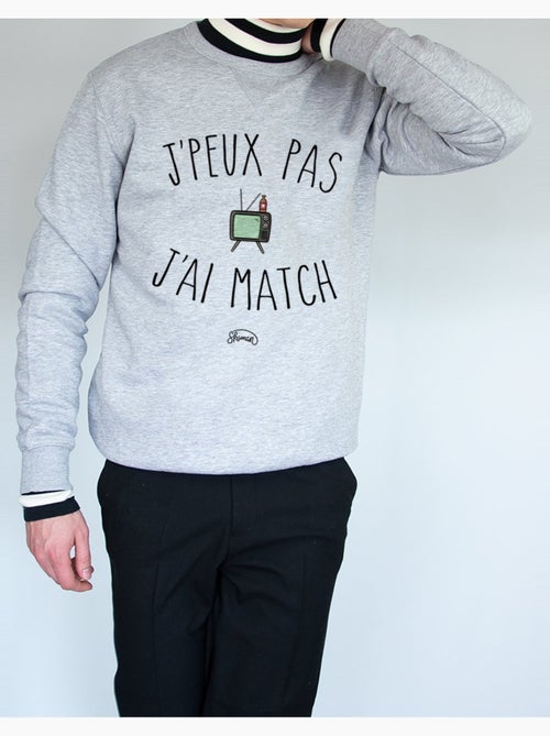 Sweat Homme - J'PEUX PAS MATCH - Kiabi