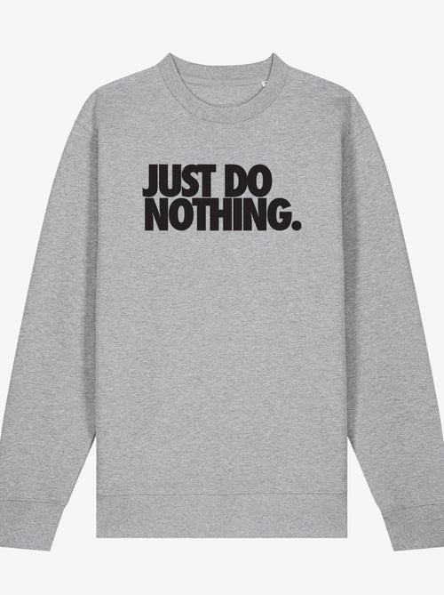 Sweat Homme - JUST DO NOTHING - Kiabi