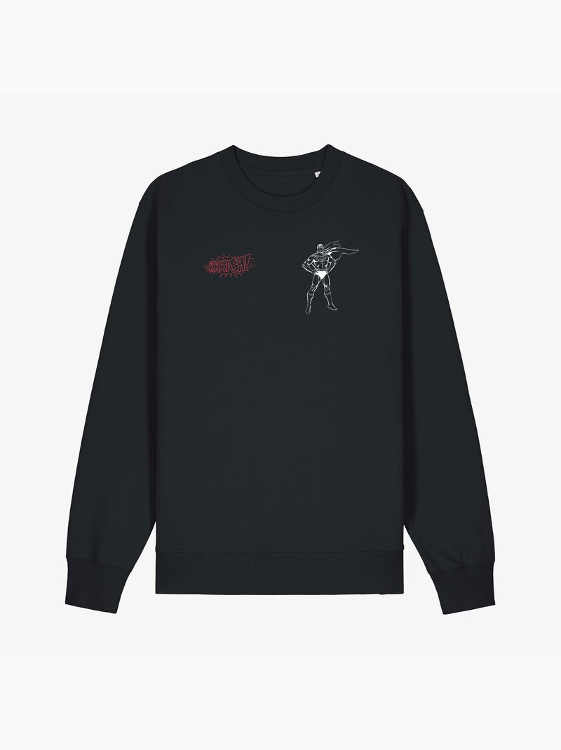 Sweat Homme - KKRASH SUPERMAN Noir - Kiabi