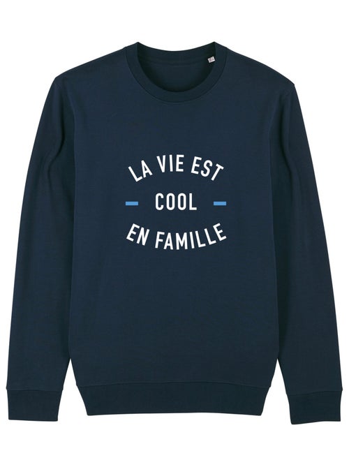 Sweat Homme - LA VIE EST COOL EN FAMILLE - Kiabi