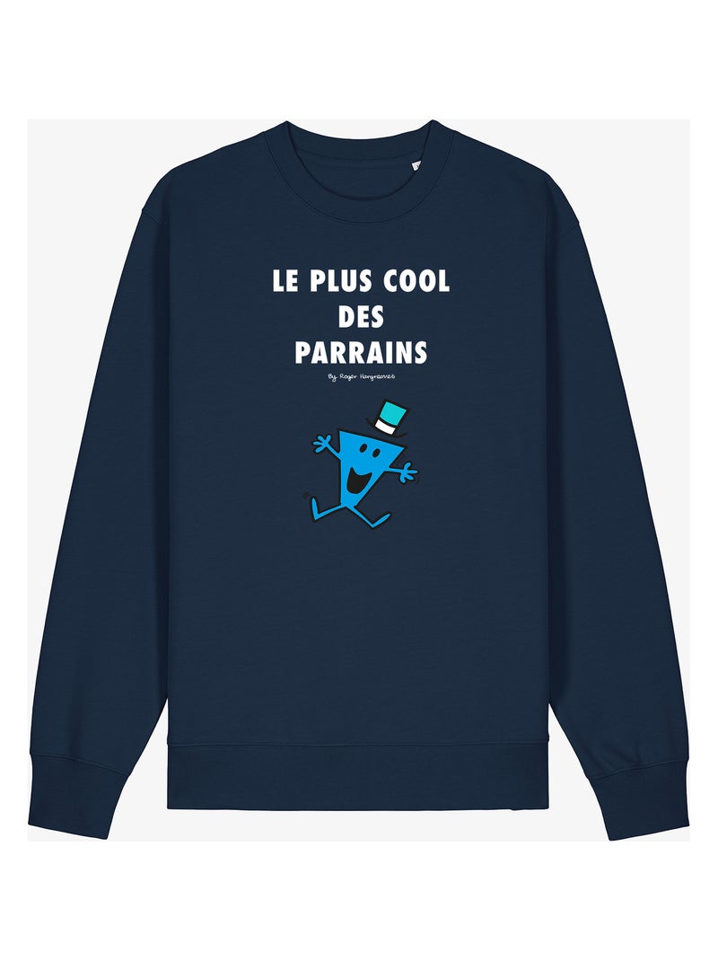 Sweat Homme - LE PLUS COOL DES PARRAINS 2 Bleu marine - Kiabi