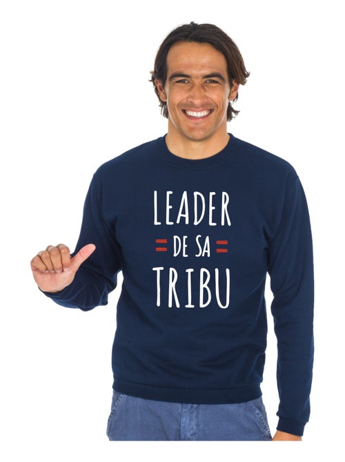 Sweat Homme - LEADER DE SA TRIBU - Kiabi