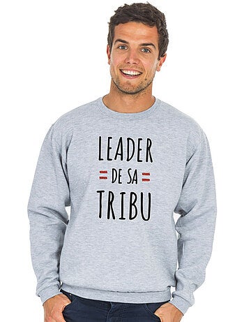 Sweat Homme - LEADER DE SA TRIBU