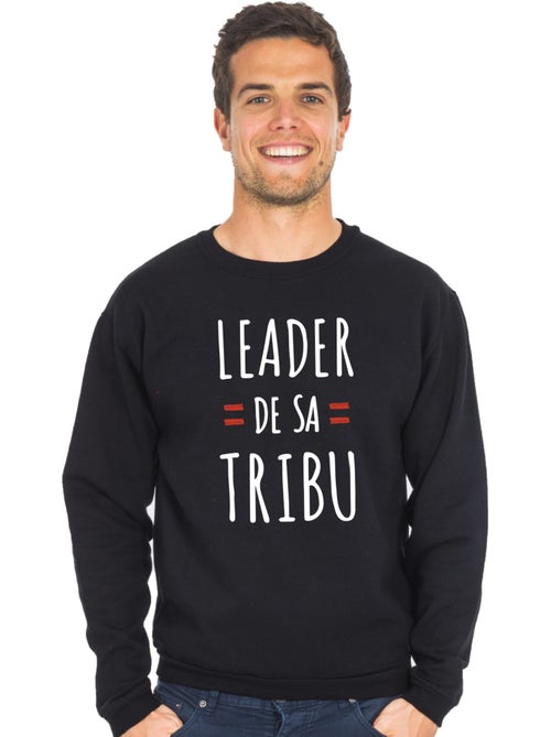 Sweat Homme - LEADER DE SA TRIBU - Kiabi