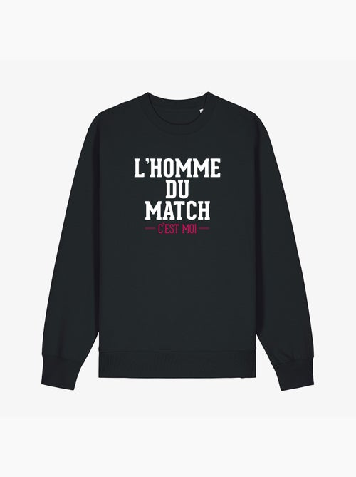 Sweat Homme - L'HOMME DU MATCH C'EST MOI - Kiabi