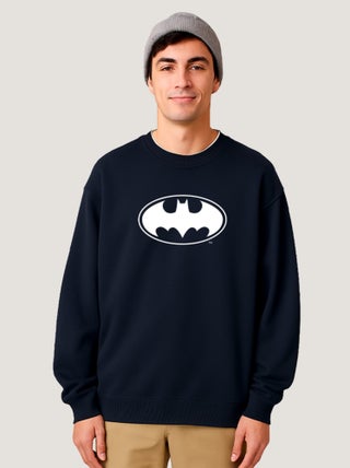 Sweat Homme - LOGO BATMAN WHITE