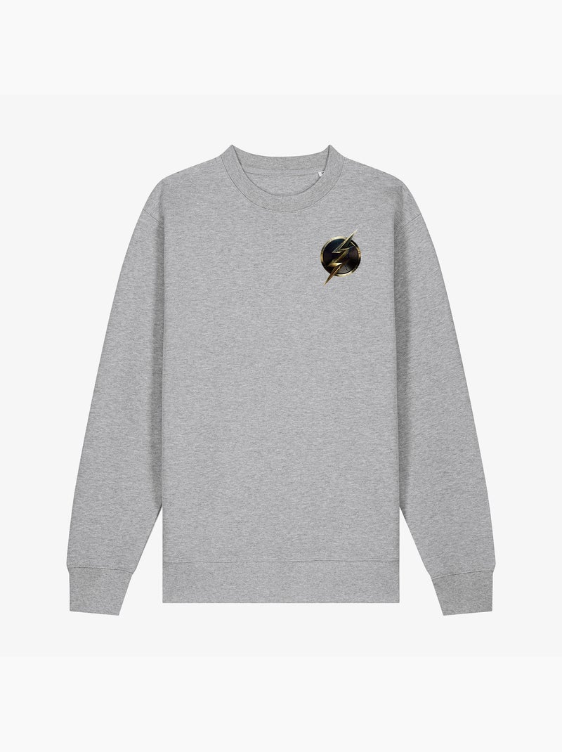 Sweat Homme - LOGO CŒUR FLASH Gris chiné - Kiabi