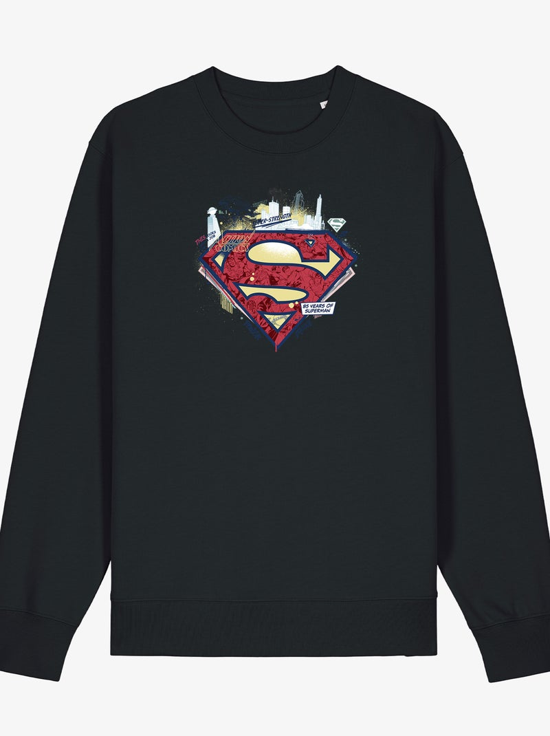 Sweat Homme - LOGO SUPERMAN 1 Noir - Kiabi