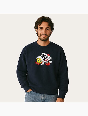 Sweat Homme - LOONEY TUNES SYLVESTER AND TWEETY