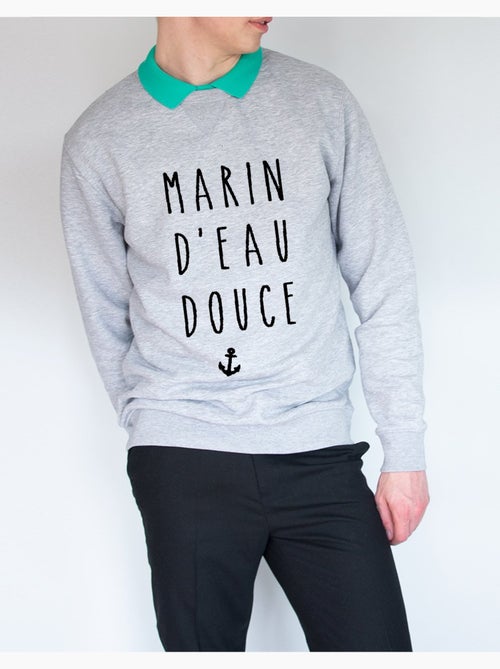 Sweat Homme - MARIN D'EAU DOUCE - Kiabi