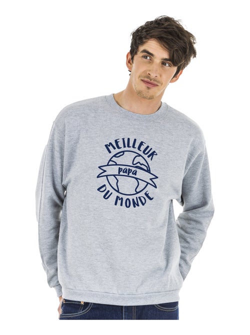 Sweat Homme - MEILLEUR PAPA DU MONDE - Kiabi