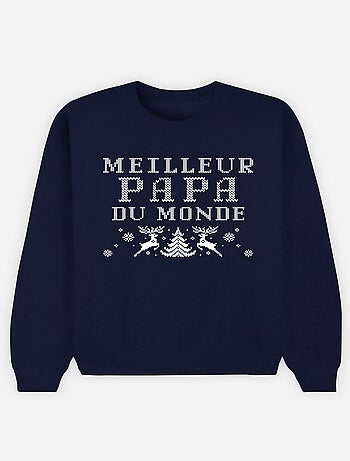 Sweat Homme - MEILLEUR PAPA DU MONDE NOEL