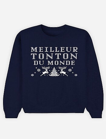 Sweat Homme - MEILLEUR TONTON DU MONDE NOEL