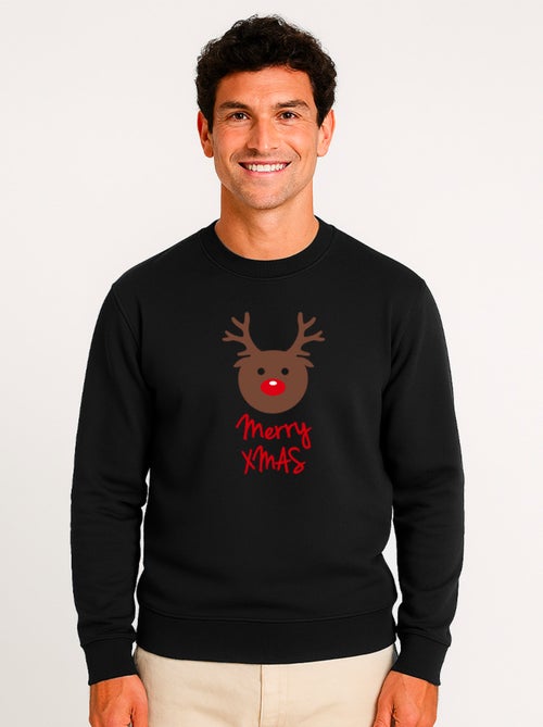 Sweat Homme - MERRY XMAS RENNE - Kiabi