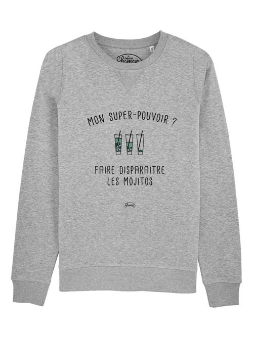Sweat Homme - MON SUPER-POUVOIR? FAIRE DISPARAITRE LES MOJITOS - Kiabi