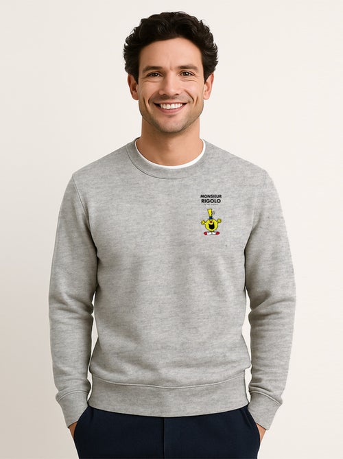 Sweat Homme - MONSIEUR RIGOLO CŒUR - Kiabi