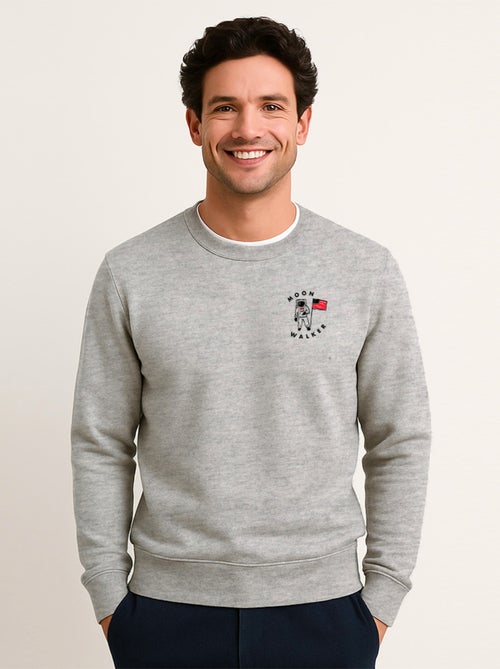 Sweat Homme - MOON WALKER CŒUR - Kiabi
