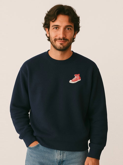 Sweat Homme - OLD SCHOOL COEUR - Kiabi