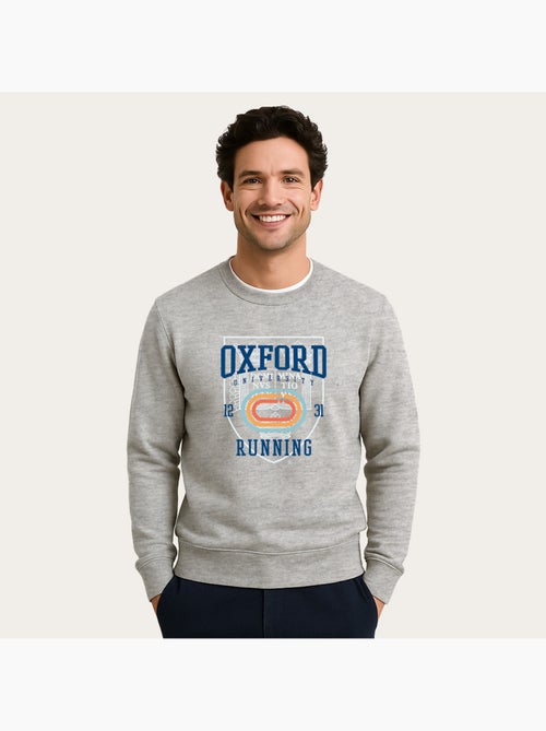 Sweat Homme - OXFORD UNIVERSITE RUNNING - Kiabi