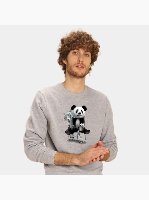 Sweat Homme - PANDA BICYCLE - Kiabi