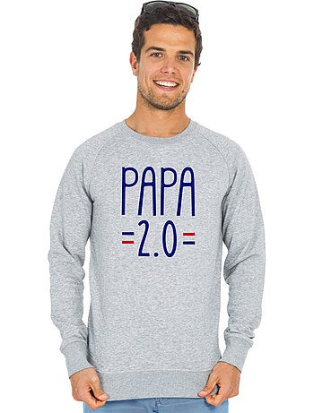 Sweat homme - papa 2.0 - noël