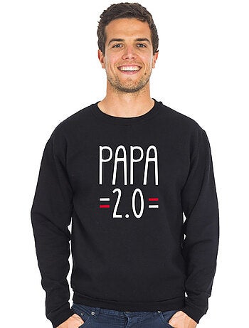 Sweat homme - papa 2.0 - noël
