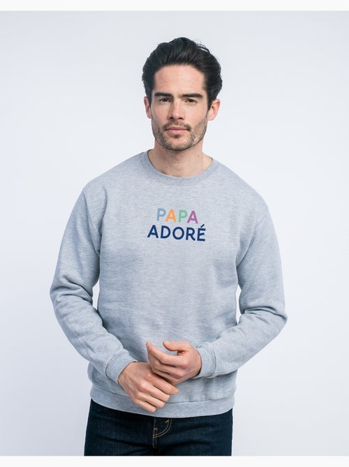 Sweat Homme - PAPA ADORÉ COLORÉ - Kiabi