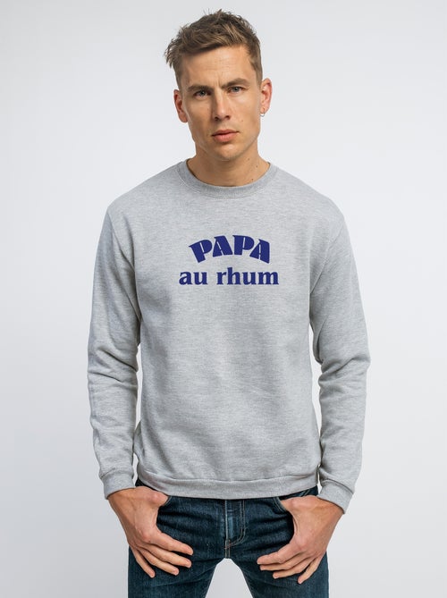 Sweat Homme - PAPA AU RHUM WAF - Kiabi