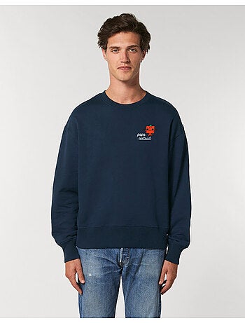 Sweat homme - papa costaud coeur - noël