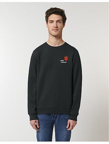 Sweat homme - papa costaud coeur - noël