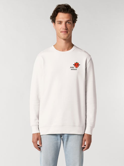 Sweat Homme - PAPA COSTAUD COEUR - Kiabi