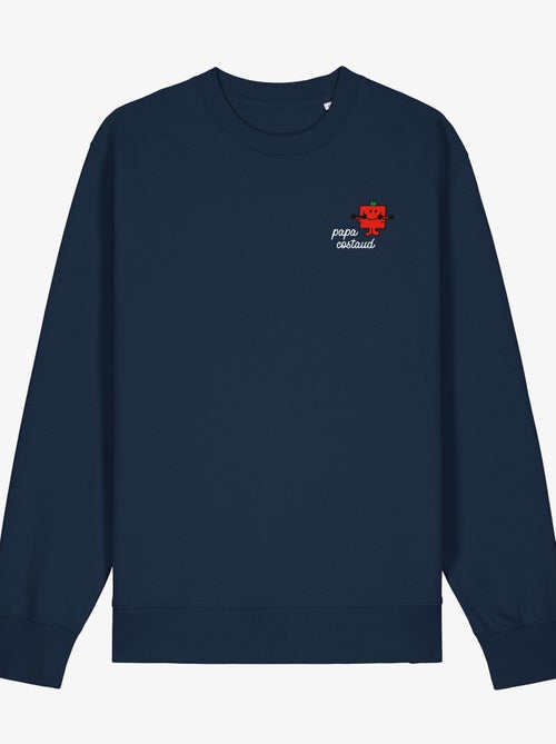 Sweat Homme - PAPA COSTAUD COEUR - Kiabi